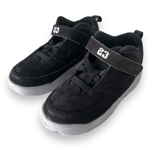 Nike Air Jordan Max Aura 3 Toddler 9C Black White DA8023-002 Sneakers - Picture 2 of 8